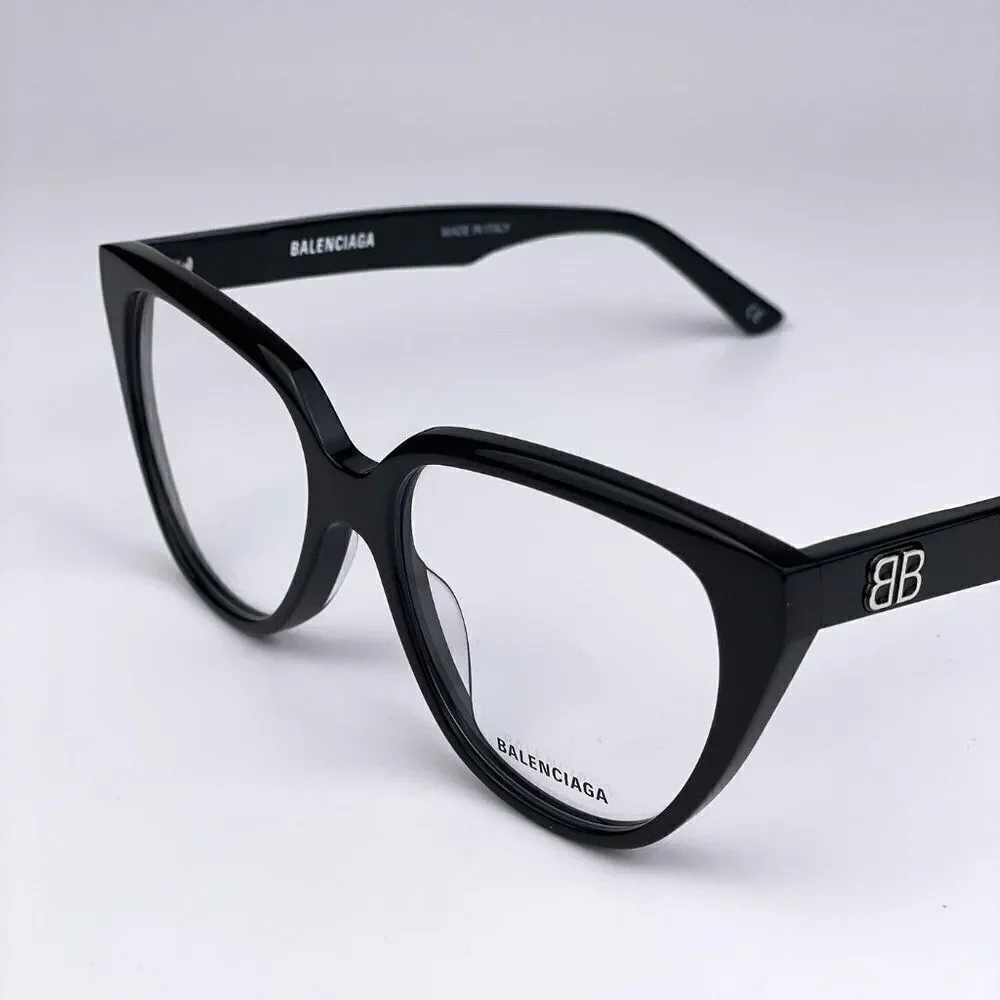SALE! NEW Balenciaga Everyday BB0129O 001  Black Butterfly Women Eyeglasses
